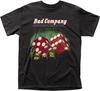Bad Company Straight Shooter T Shirt Mens Rock N Roll Band Tee Black Black