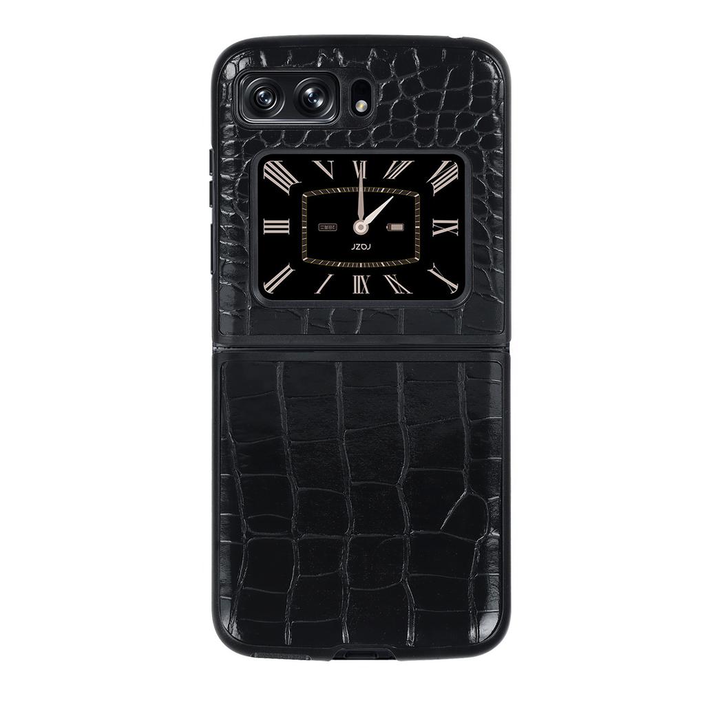 Suitable for moto razr 2026 folding screen mobile phone case with leather PC back cover hard case protective case