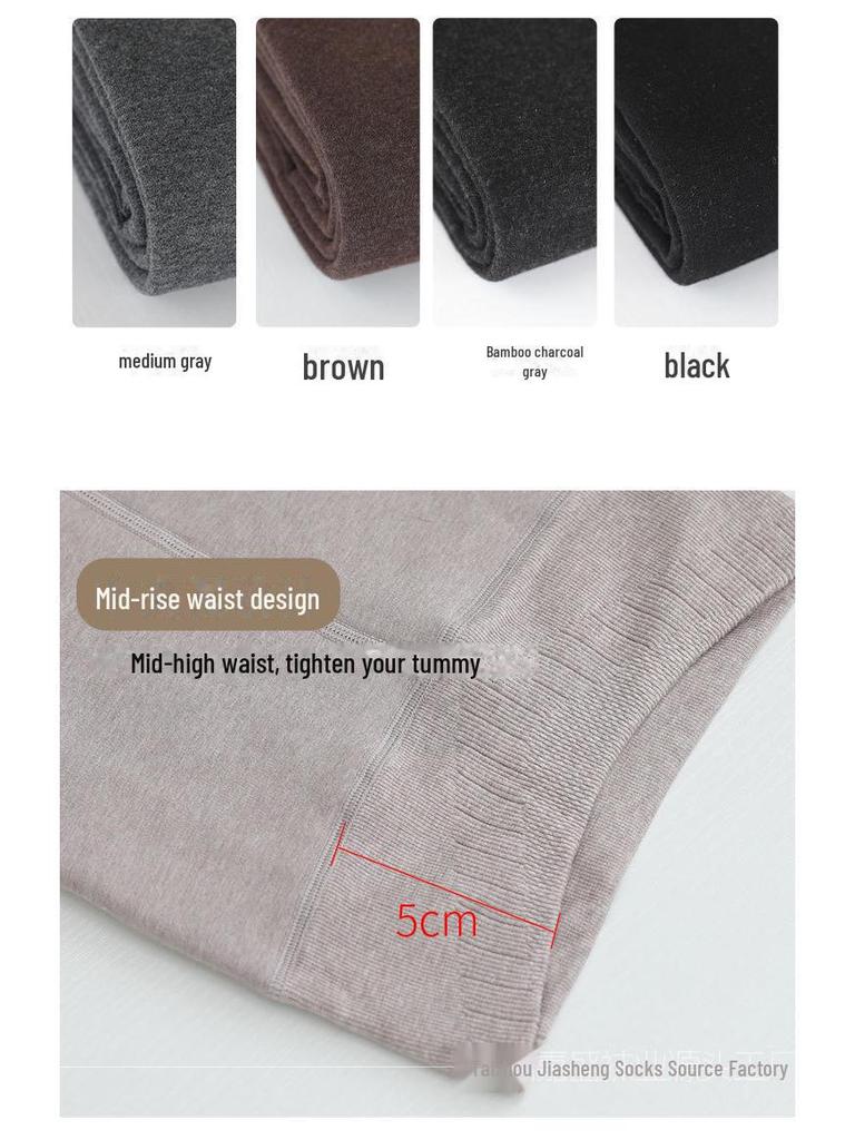 360g Women's Thickened Leggings: High-Elastic, Slimming, and Cotton-Threaded for Autumn/Winter Wear.