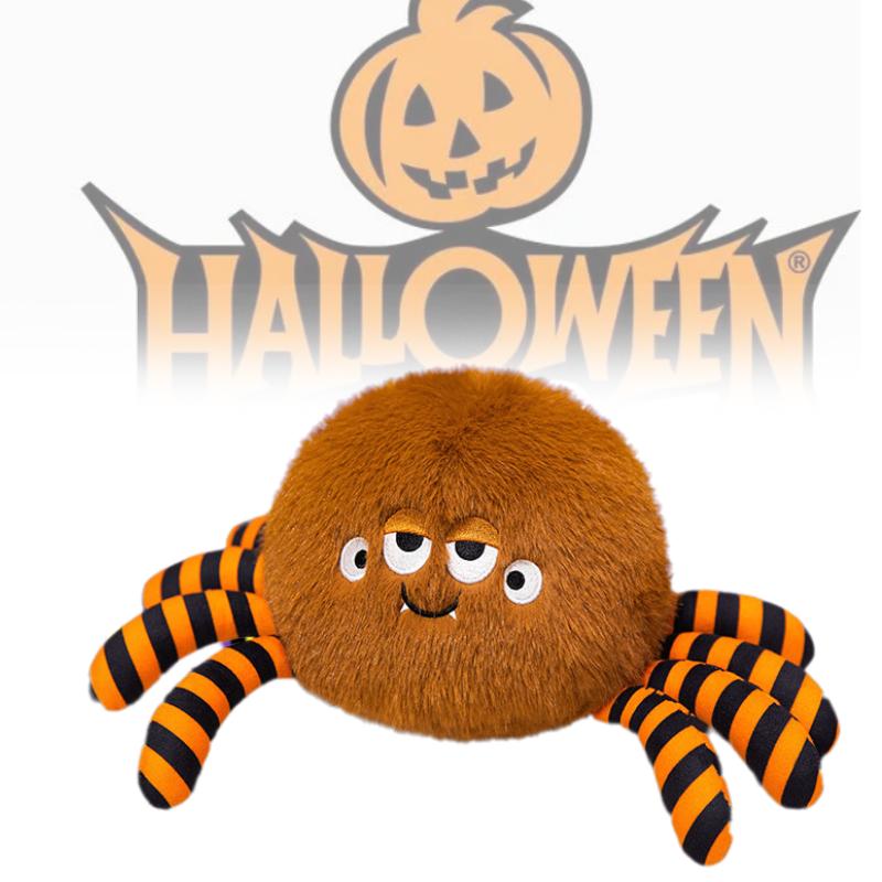 Plush Toy Halloween Spider Skeleton Pumpkin Ghost Bat Cartoon Fill Gift Doll