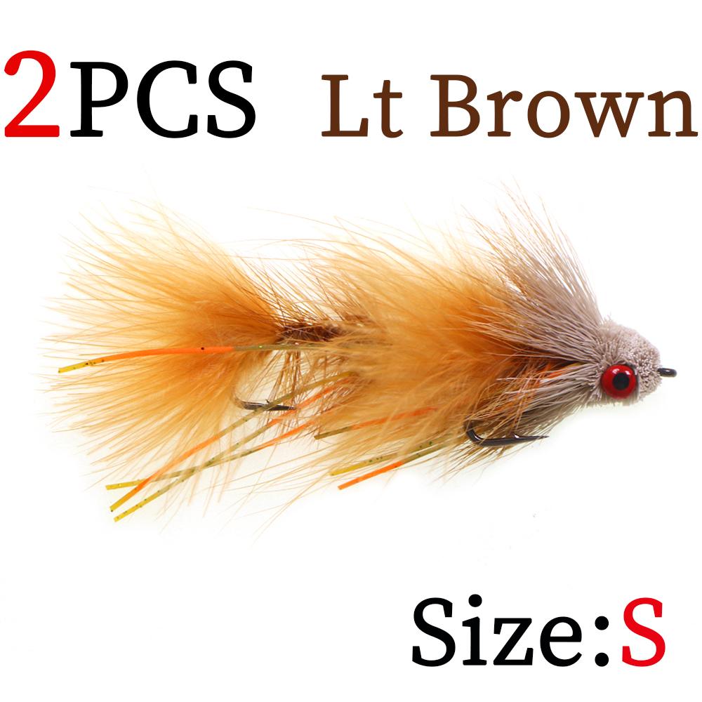 Artikulovaný streamerový muška s jelení srstí Bass Bug & Design s dvojháčkem Fish Spine pro velkou zvěř ve slané vodě, Efektivní rybářská nástraha