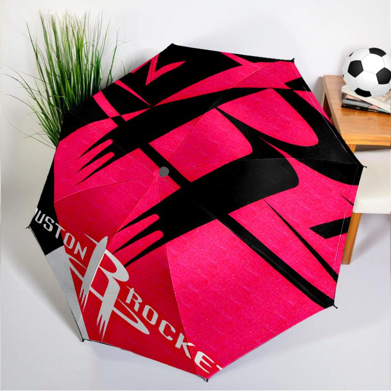 basketball Pride Rockets Umbrella 8-Frame for Travel, Camping, Casual Lightweight Portable Umbrella, Essential for Every Family Holidays Gift