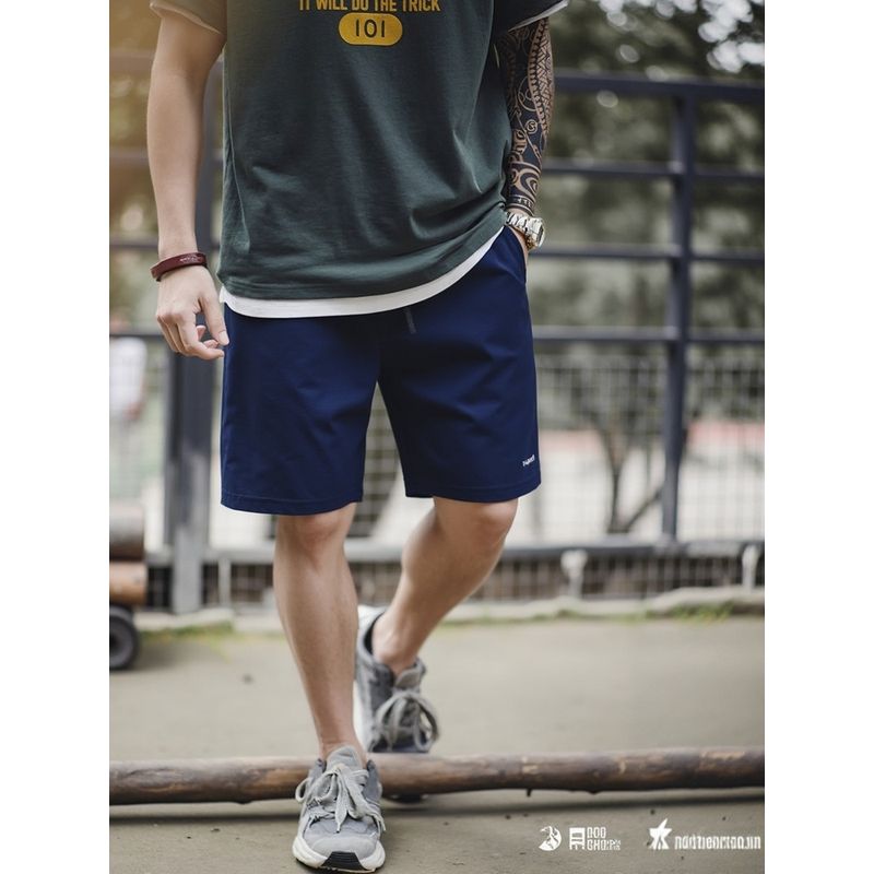 Outdoor Sports Training Thin Quick-Dry Breathable Shorts for Men, Summer Five-Point Shorts, Foreign Trade Men's Fitness Mid-Length Pants