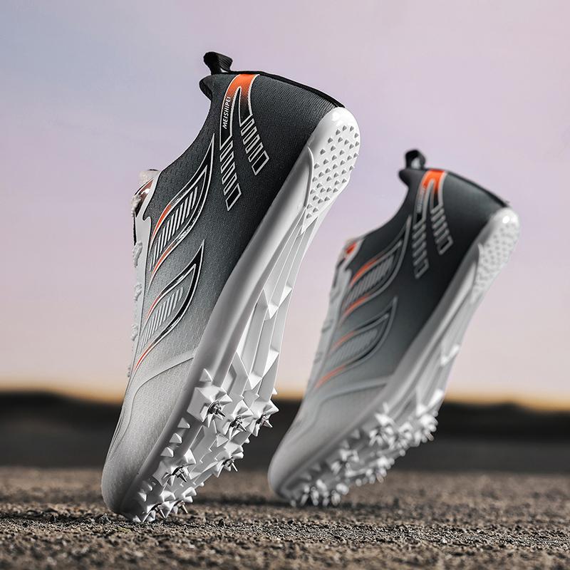 New Comfortable and Soft Mens Womens Track Field Shoes Outdoor Wear-resistant Running Shoes Supportive and Stable Sports Shoes