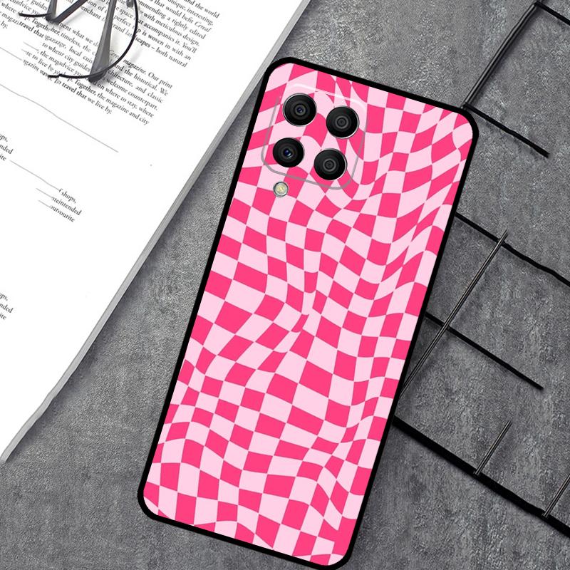 Crazy Checkered Case For Samsung Galaxy M55 M31 M13 M11 M12 M14 M15 M06 M16 M36 M56 M53 M32 M52 M35 M34 M54