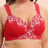 Full Cup Sponge Laminated Wide Strap Bra Plus-size Bra Without Underwires