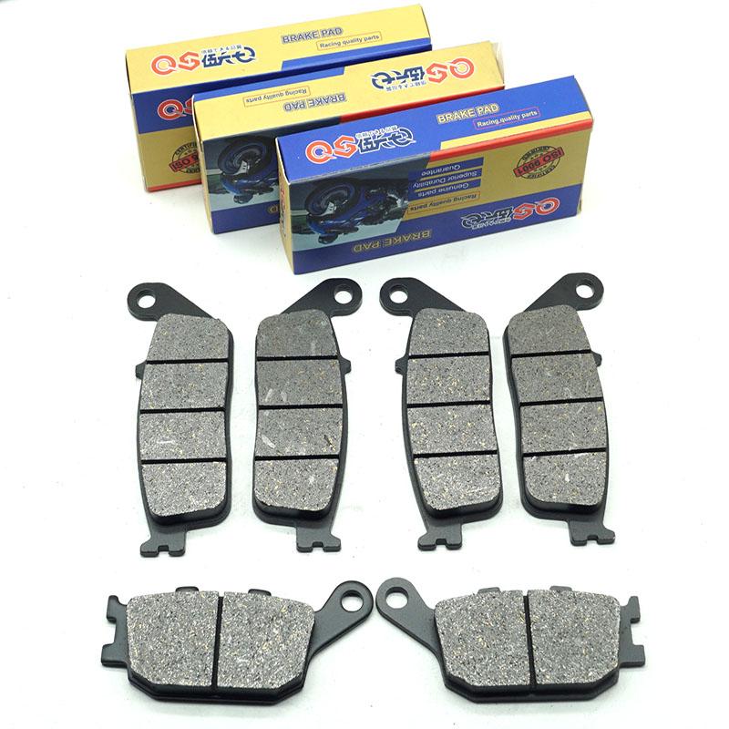 Motorcycle Front Rear Brake Pads for KAWASAKI ER650 Z650 2018-2024 RS -2024 ABS   EX650 Ninja650 -2025 ER 650