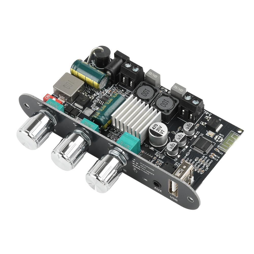 ZK-1001U Mono 100W BT Amplifier Board Module DC 9-24V Supports APP Amplifier Chip TPA3116D2 Female Socket 5.5 * 2.1 Interface