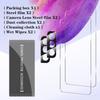 BIG FACE Galaxy S21 FE Tempered Glass Screen Protector + Camera Lens Protector [ 2 + 2 Pack ][Fingerprint Unlock] [Anti-Scratch] [Case Friendly]
