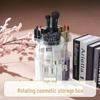 360° Drehbarer Acryl Make-up Organizer - Transparenter Hautpflege- & Lippenstifthalter