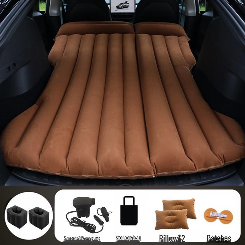 Tesla Model Y/3 Rear Seat Inflatable Mattress - Foldable Car Sleeping Pad