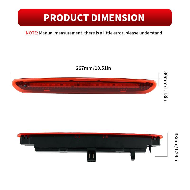 1PC LED Light For Brake For Fiat Grande Punto 2005-2012 Evo 2008-2012 Punto 2012-2018 High Mount Tail Lamp Third Brake Light 12V