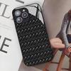 Normal Real Forged Carbon Phone Case for Iphone 16 15 14 12 11 13 Pro Max Mini X Xr Xs Se 8 Puls glass Cover