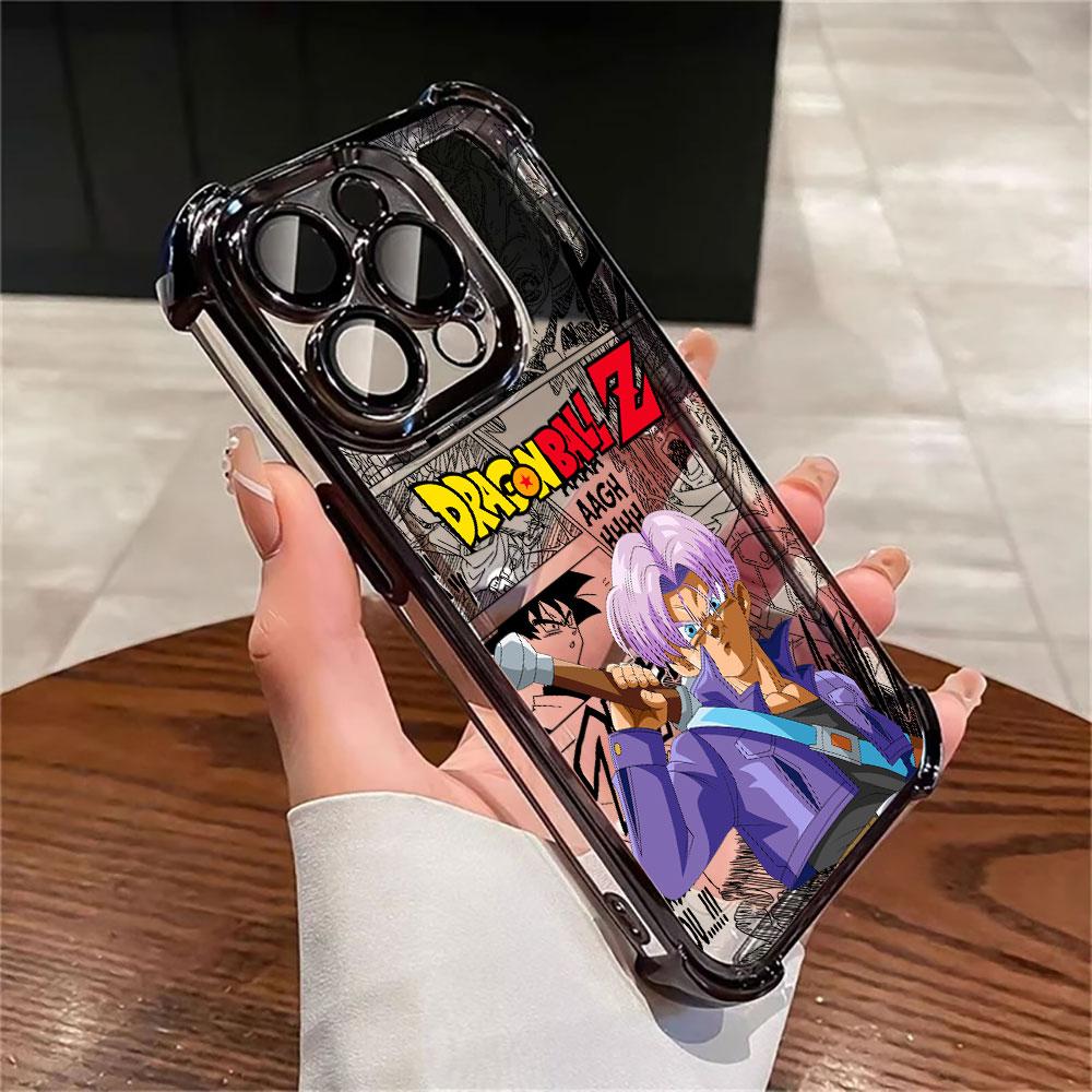 D-DRAGON BALL TRUNKS Funda For iPhone 18 17 Pro 16 15 14 13 12 11 Pro Max Case 17 Plus 17E 16E 17Air Silicon Protection Phone Cover