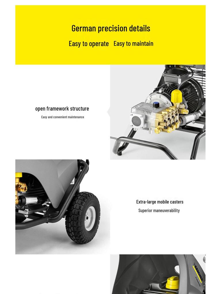 Kärcher HD10/23-4 Classic Cold Water Pressure Washer for Car Detailing & Pig Farm Cleaning