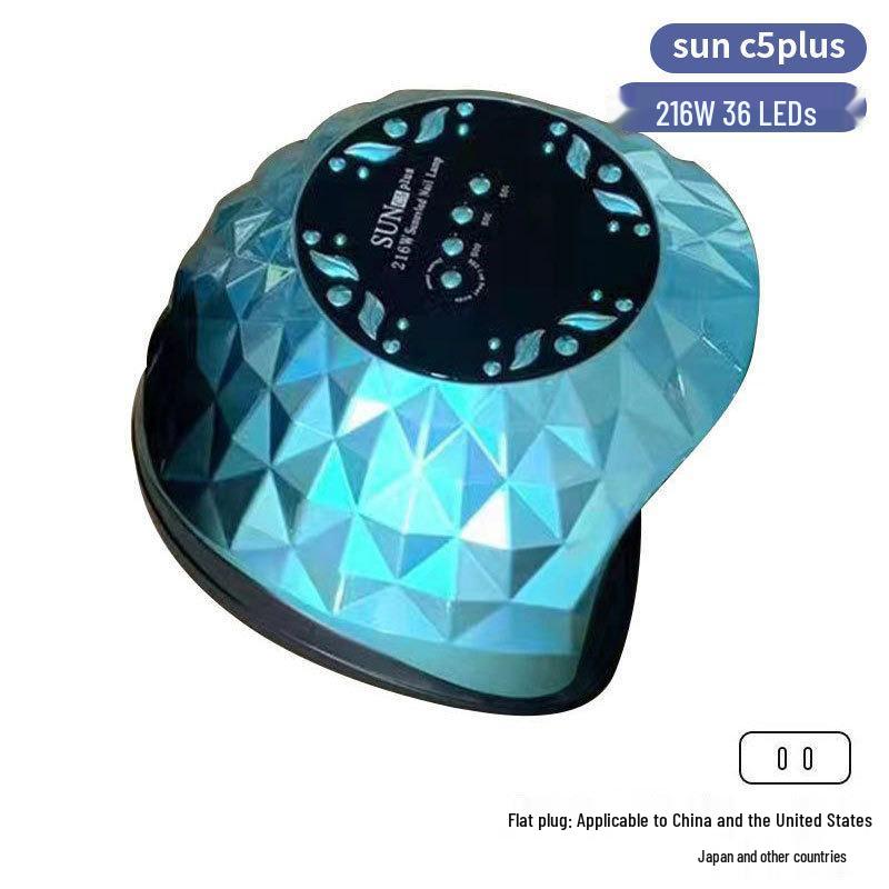 Dazzling 256W LED Nail Curing Lamp, Quick Dry Gel Lamp for Salon Use