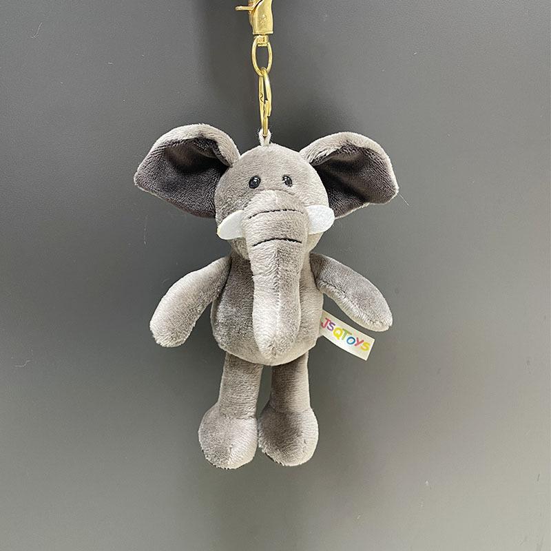 JSQTOYS Forest Animal Car Backpack Plush Keychain Pendant Gift
