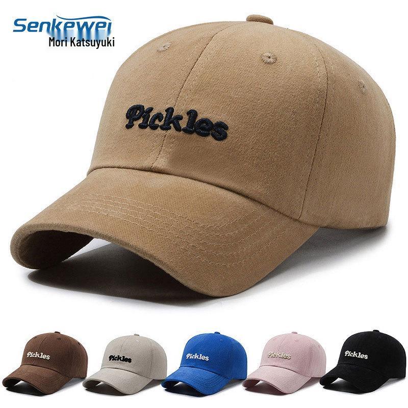

Embroidered Baseball Cap: Sun Protection, Face Slimming, Unisex - Outdoor Fashion Duckbill Hat 56-60 cm королевский синий