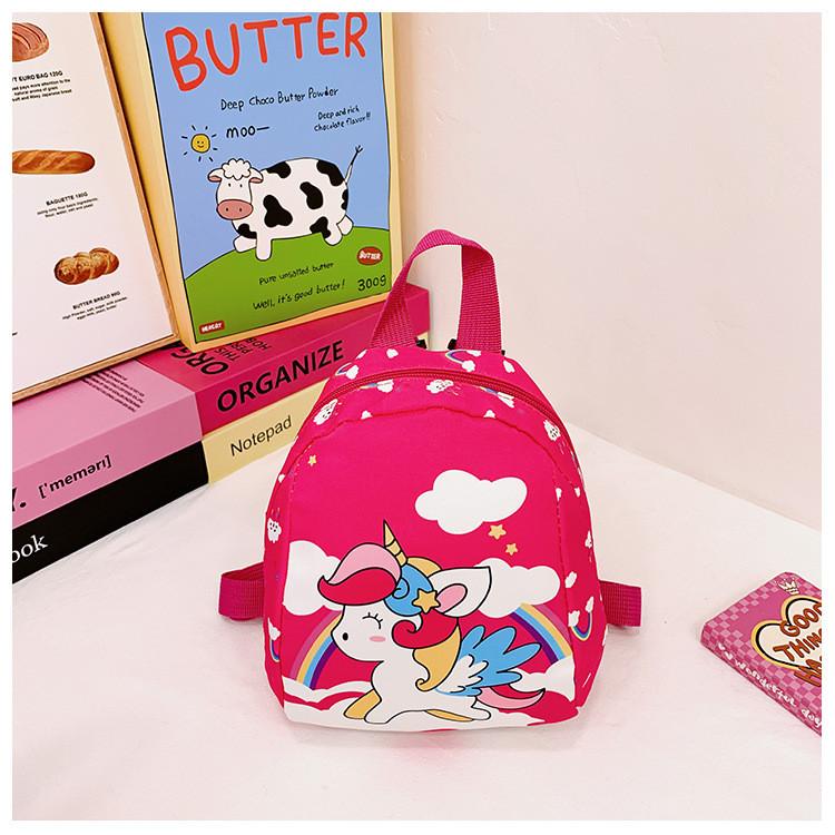 Charming And Versatile Nylon Unicorn Backpack For Children Perfect For School And Outdoor Activities