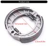 Electric Scooter Brake Shoes for CG125 GY6 Motorcycle Front Rear Brake Pad 105mm Motorbike Accessory Quick Installation