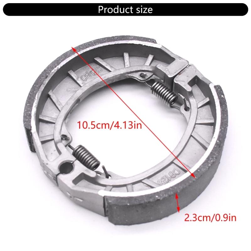 Electric Scooter Brake Shoes for CG125 GY6 Motorcycle Front Rear Brake Pad 105mm Motorbike Accessory Quick Installation