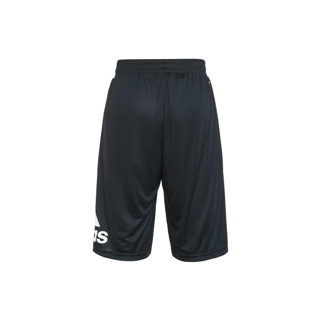 Adidas Basketball Shorts Men's Black Moderate Straight Fit Pants BR1953