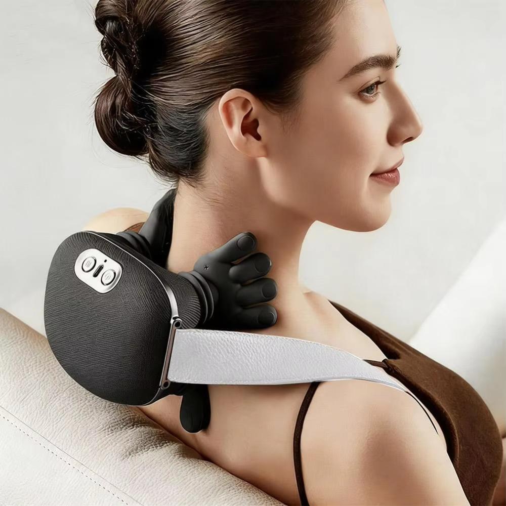Heating Compress Heated Neck Massager Cervical Massage Device  Waist Massage
