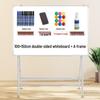 Finches Mobile Double-Sided Magnetic Blackboard/Whiteboard Stand for Home, Office, and Teaching.