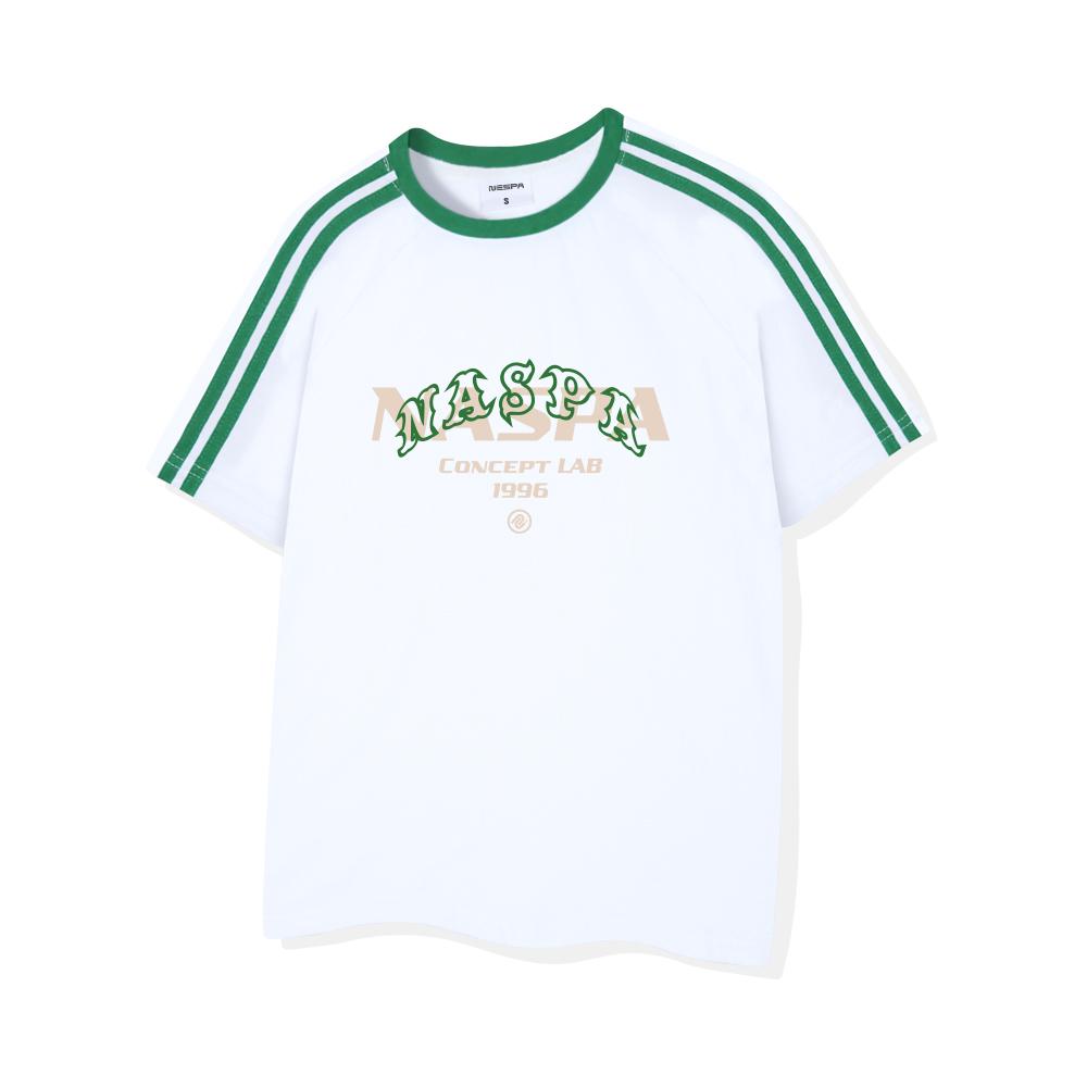 Neseupaseutyudio Union Arch Oversized Track Short Sleeve T-Shirt 4 Colors [Nsse_3003]