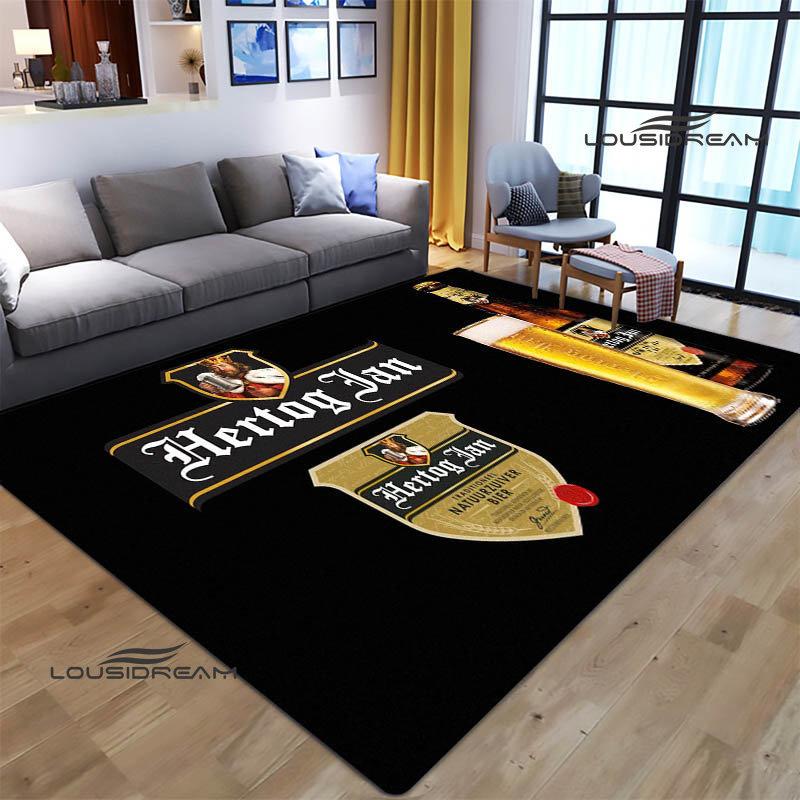 

Килим з логотипом hertog jan Протиковзкий килим Модний килимок для йоги Декор для спальні Килими для вітальні Килимок для підлоги у ванній кімнаті Подарунок на день народження 50x80cm