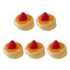 1/2/5Pcs Stress Relief Souffle Squeeze Toy Slow Rising Triangular Egg Yolk Rice Ball Sensory Toy Kids Adults Simulated Dessert Pinch Fidget Toy