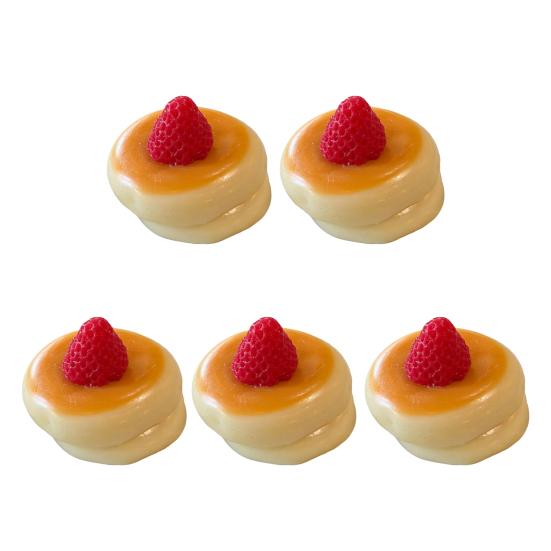 1/2/5Pcs Stress Relief Souffle Squeeze Toy Slow Rising Triangular Egg Yolk Rice Ball Sensory Toy Kids Adults Simulated Dessert Pinch Fidget Toy