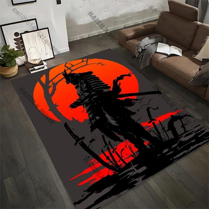 15 Size Samurai Spirits Large Carpet Living Room Home Decor Sofa Table Rug Anti Slip Chair Lounge Floor Mat Carpet for Bedroom