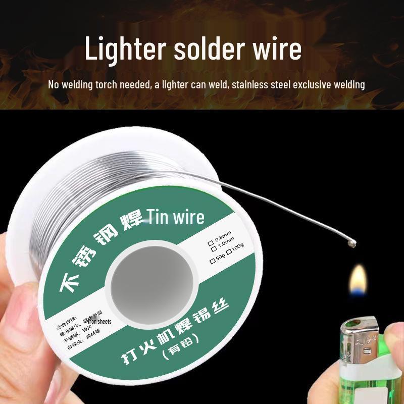 Fio de Solda de Aço Inoxidável Isqueiro Estanho para Reparo e Soldagem