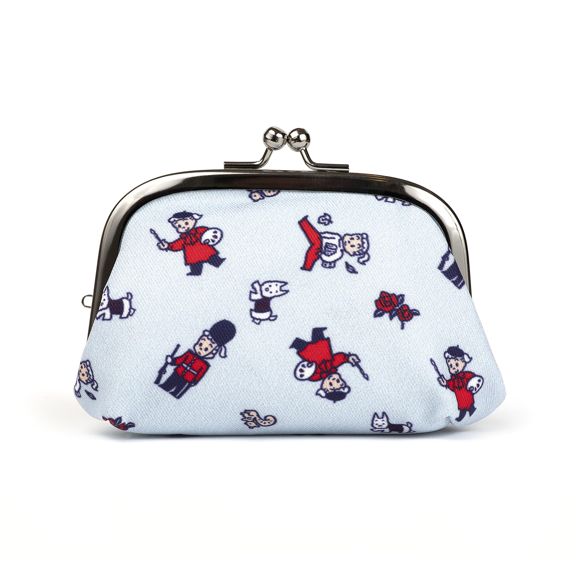 Кошелек с застежкой-клипсой в форме расчески Osamu Goods 3,5 дюйма (Париж и Лондон)