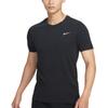 Nike Dri Fit T Shirts Men's Black Crew Neck Moderate Straight Fit BV0644-010