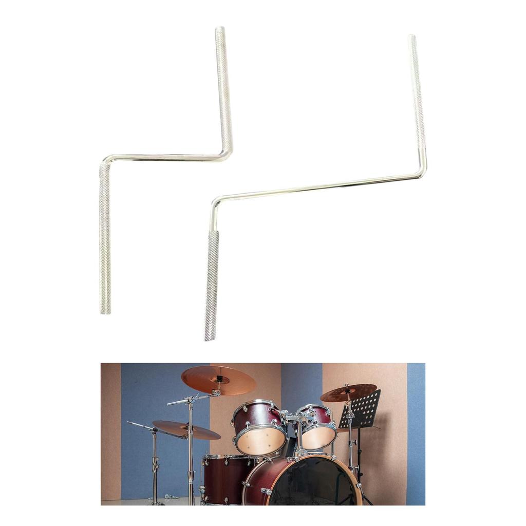 Cymbal Arm Holder Support Rod for Jazz Drum Cymbal Holder Z Arm Cowbell Clamp Rod