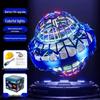 Luminous UFO Gyro Hover Ball: Smart Rotating Flying Saucer Spinner Toy.