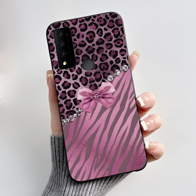 Case For TCL 30V 5G T781S Fundas TCL 30 XL T701DL Capa Soft Silicone Black Shell TCL 30 XE 5G Cover Cute Printing Pattern Casing