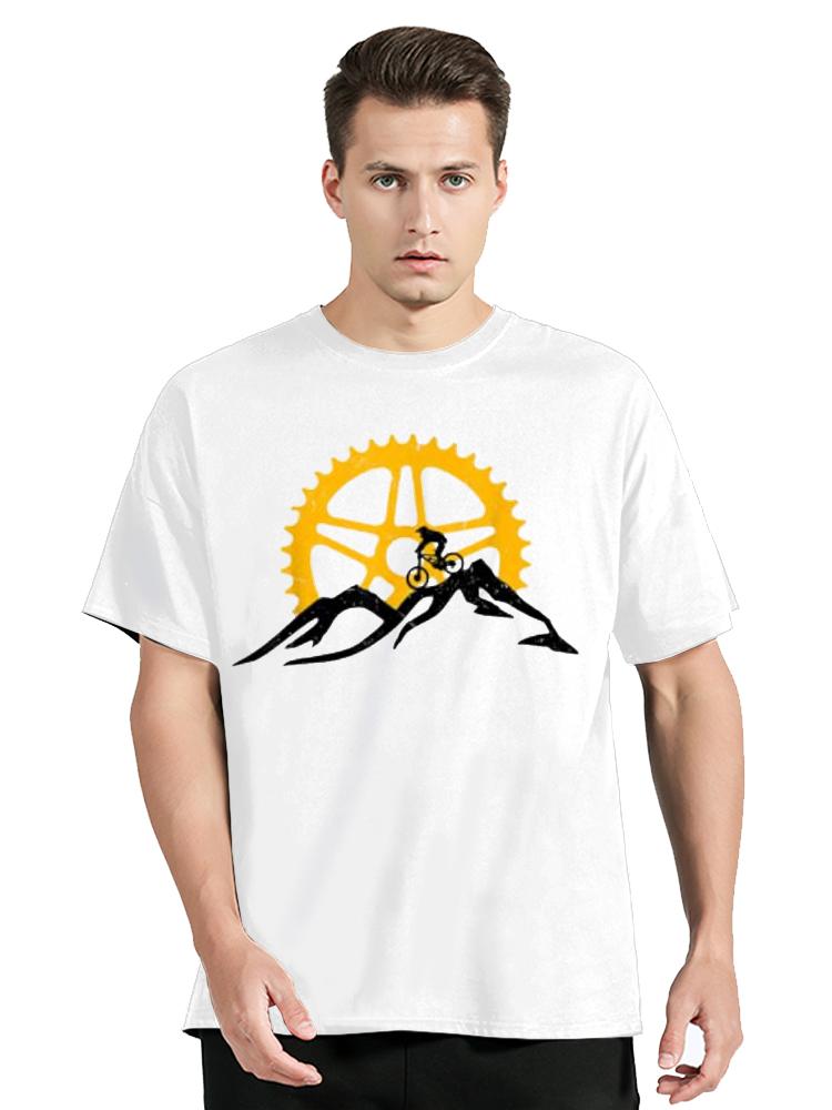 Mountain Bike Cycle Men Tshirts Downhill Mount MTB Fitness Tshirt Cotton Tops Tees Mens Clothes Oversized Unisex Tshirt