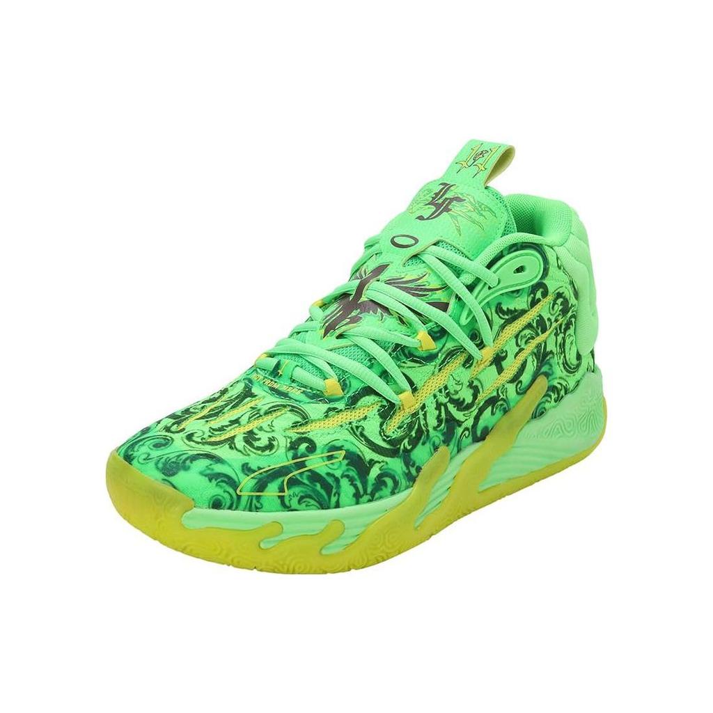 Mens LaFrancé X Puma MB.03 FOREVER.RARE Unisex Sneakers Green Fluro-Green Fluro-Yellow 379233-01