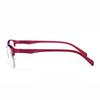 Half Frame Reading Glasses Presbyopic Eyewear Male Female Far Sight Glasses Ultra Light Black With Strength +75 To +400