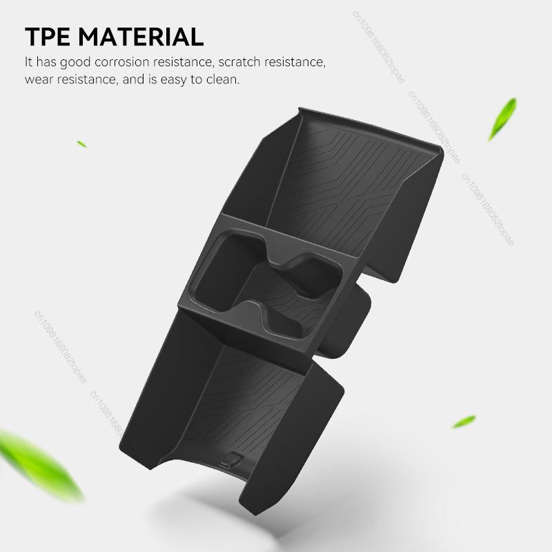 Center Console Lower Storage Box For Hyundai Tucson 2025 Only for Electronic Transmission Organizer Tray Black