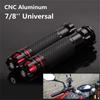 New Universal 7/8"22mm Motorcycle Throttle CNC Aluminum Alloy Rotatable Hand Grips