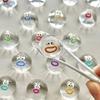 Cute Fidget Mini Silicone Pinch Music Fidget Poppers Sensory Toys Soft and Fun Playball for Children's Office Desk Accessories