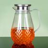 With Handle Clear Beverage Pitcher 1500ml Heat Proof Water Jug  Household Use