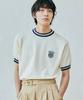 KND Ballast Athletic Ringer Tee Knit Cream