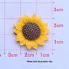 Sunflower Glossy Cartoon DIY Crocs Charms Cream Glue Resin Handmade Pack