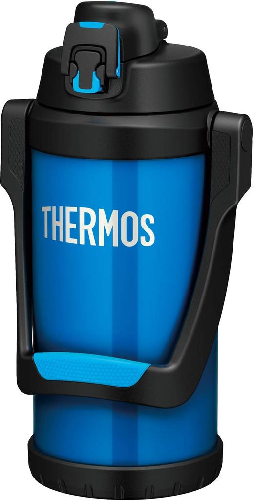 Thermos Water Bottle Vacuum Insulated Sports Jug Ice Blue ICB 2.0L FFV-2000
