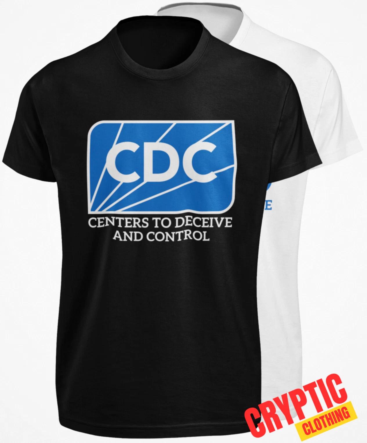

CDC Logo Centers To Deceive And Control Logo T SHIRT S-3XL Doubt & Confusion TEE 3XL